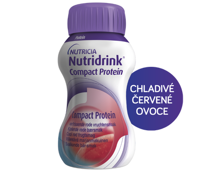 Nutridrink Compact Protein chladivé červené ovoce