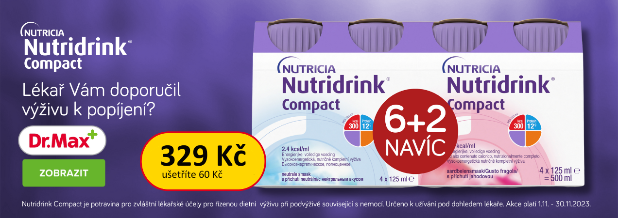 Nutridrink Compact 6+2_akce DrMax 11 2023